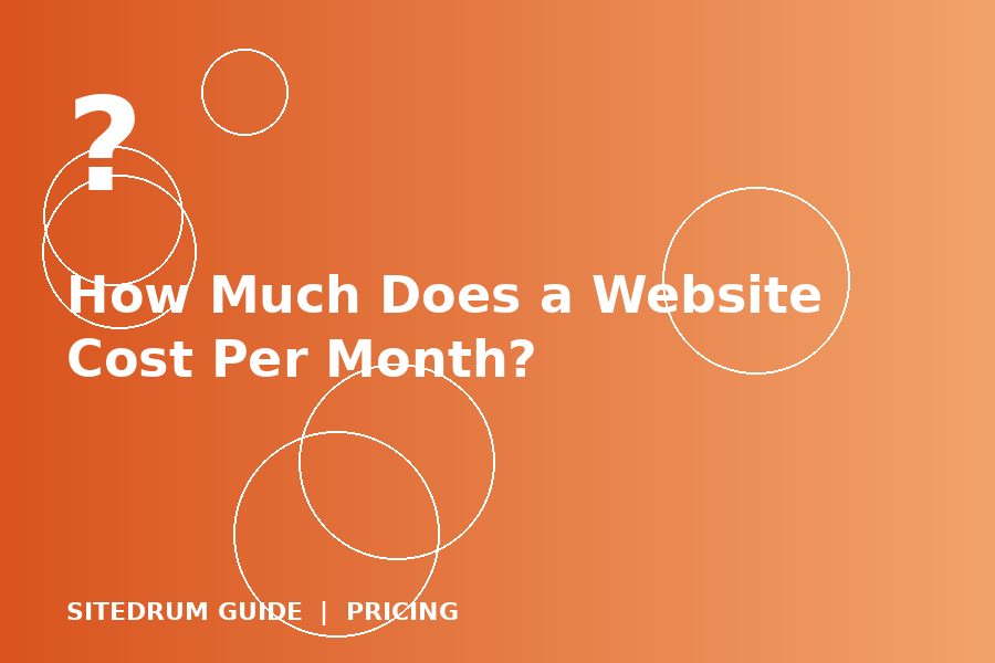 How Much Does a Website Cost Per Month? Hosting, Plans and Hidden Extras