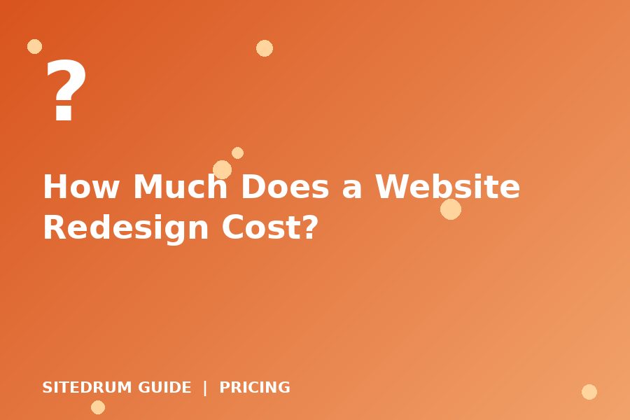 How Much Does a Website Redesign Cost?