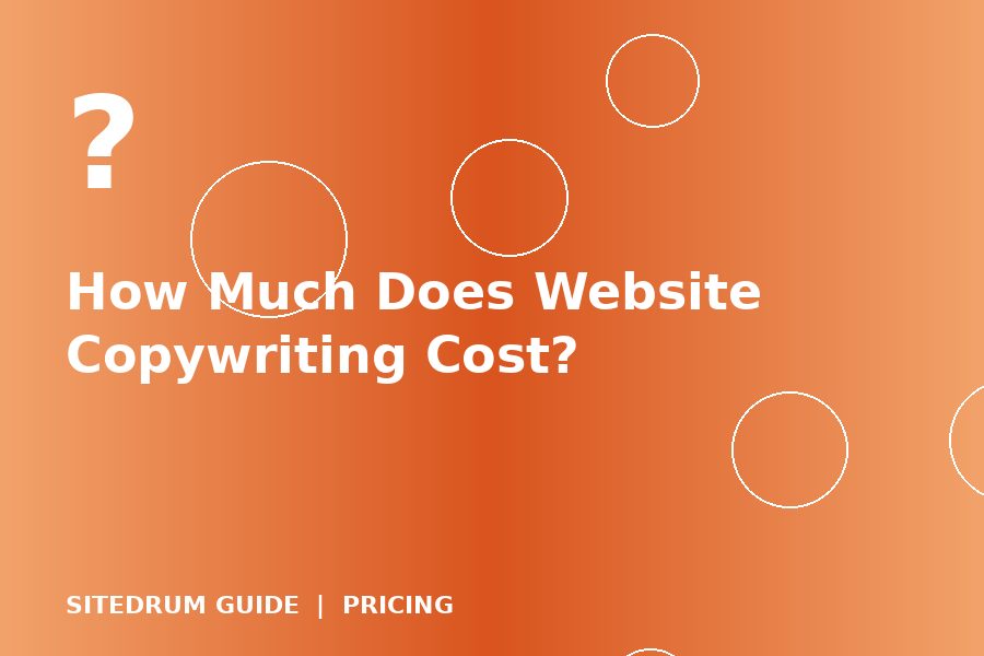 How Much Does Website Copywriting Cost?
