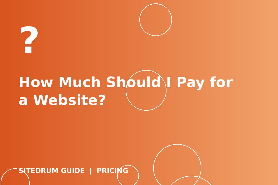 How Much Should I Pay for a Website? A Fair Price Guide