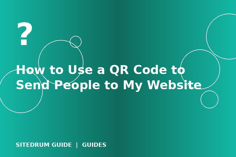 How to Use a QR Code to Send People to My Website