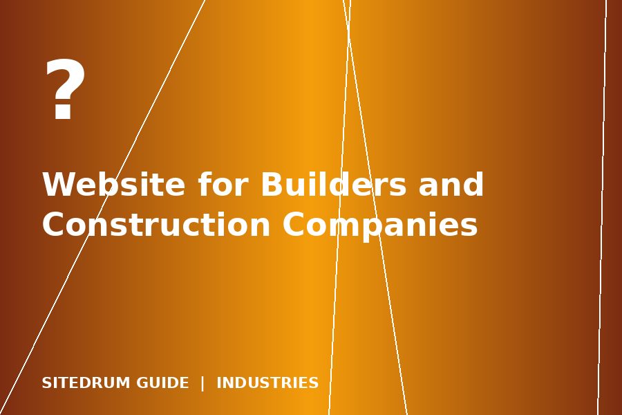 Website for Builders and Construction Companies