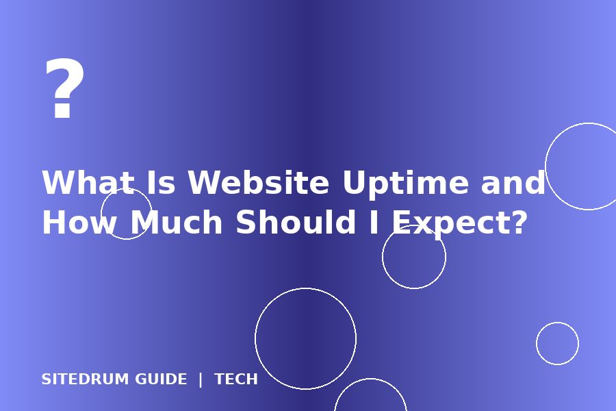 What Is Website Uptime and How Much Should I Expect?